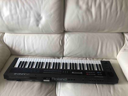 Roland-Alpha Juno 2 and M16-C